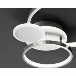 Luminaires Wofi Éclairage Led|Plafonnier Wofi-Leuchten KIAH LED Argenté, 1 lumière