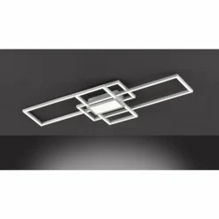 Luminaires Wofi Éclairage Led|Plafonnier Wofi-Leuchten ZENIT LED Nickel mat, 1 lumière