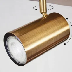 hofstein Spots Et Projecteurs|Plafonnier Zuoz Vieux laiton, 4 lumières