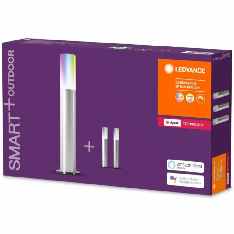 Plots lumineux, set d'extension LEDVANCE SMART+ Gris, 3 lumières