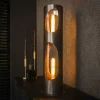 hofstein Lampes À Poser|Pocinho Lampadaire, Lampe à poser Noir, 2 lumières