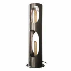 hofstein Lampes À Poser|Pocinho Lampadaire, Lampe à poser Noir, 2 lumières