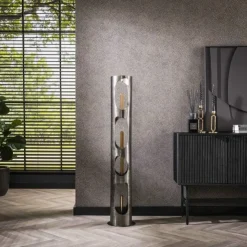 hofstein Lampadaires Et Lampes Sur Pied|Pocinho Lampadaire Noir, 4 lumières
