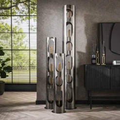 hofstein Lampadaires Et Lampes Sur Pied|Pocinho Lampadaire Noir, 4 lumières