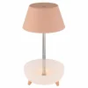Luminaires Globo Lighting Éclairage Led|Poki Lampe à poser LED Blanc opale, 1 lumière