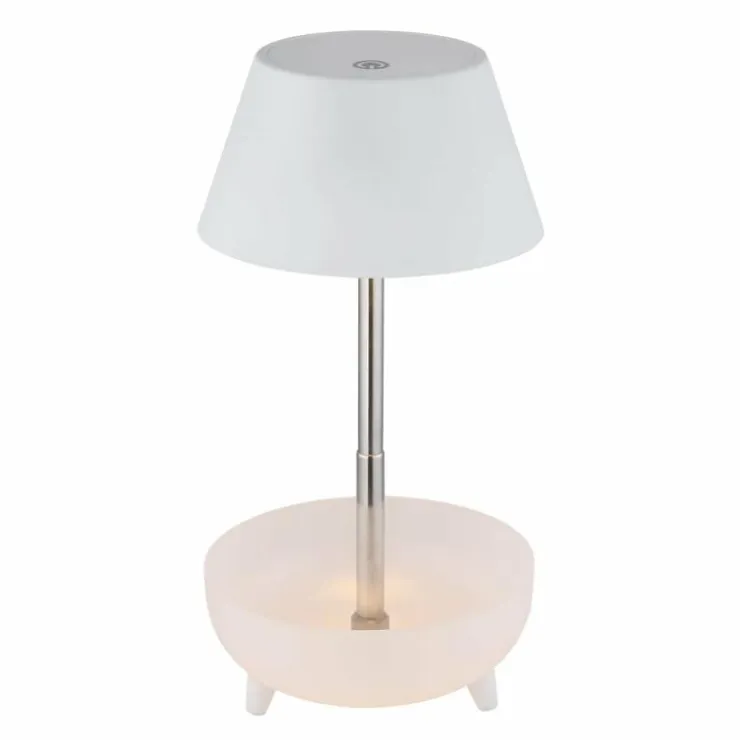 Luminaires Globo Lighting Éclairage Led|Poki Lampe à poser LED Blanc opale, 1 lumière