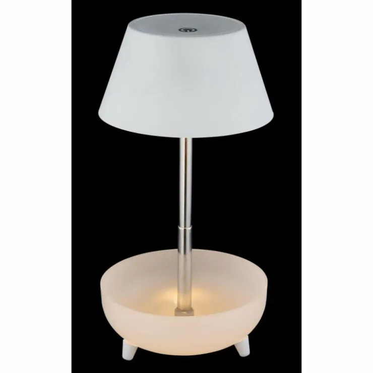Luminaires Globo Lighting Éclairage Led|Poki Lampe à poser LED Blanc opale, 1 lumière