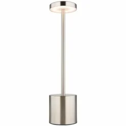 Luminaires Globo Lighting Lampes À Poser|Polina Lampe à poser LED Nickel mat, 1 lumière