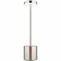 Luminaires Globo Lighting Lampes À Poser|Polina Lampe à poser LED Nickel mat, 1 lumière