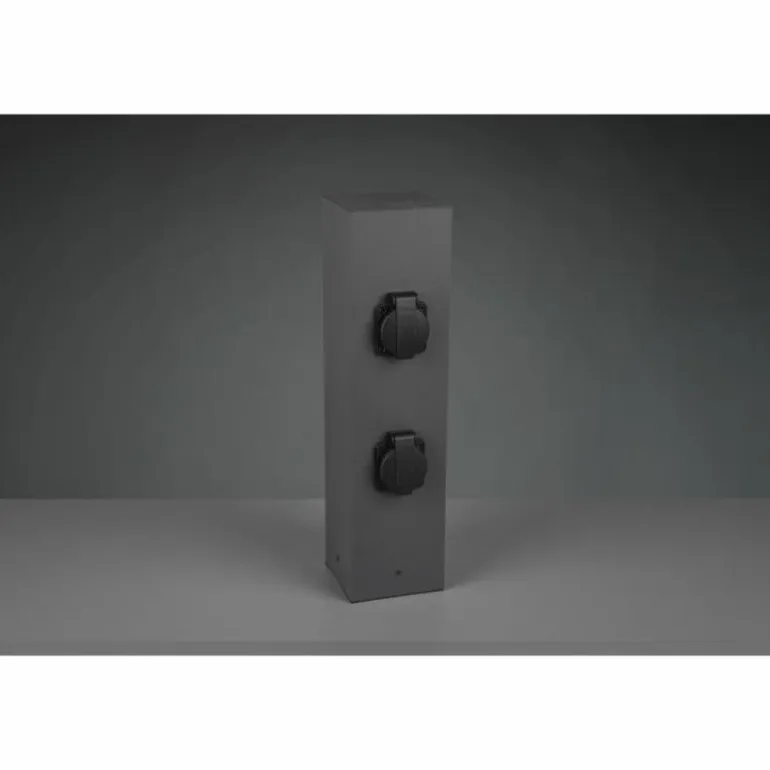prise Trio Garden Socket Anthracite