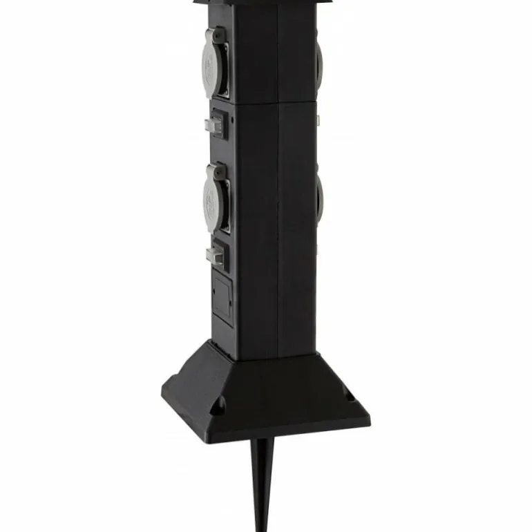Prises électriques d'extérieur, Accessoire Luminaires Globo Lighting Noir