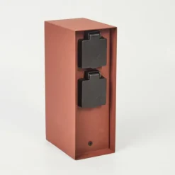 Prises électriques d'extérieur Abilene Rouille, Noir