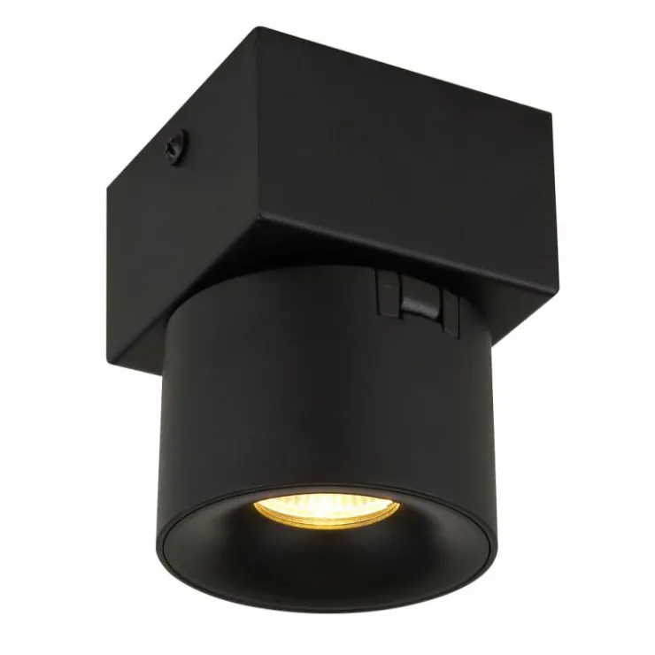 Luminaires Globo Lighting Éclairage Led|Rae Plafonnier LED Noir, 1 lumière