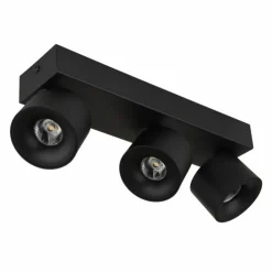 Luminaires Globo Lighting Éclairage Led|Rae Plafonnier LED Noir, 3 lumières