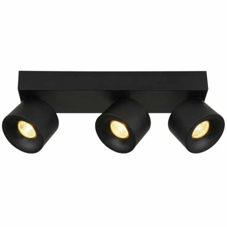 Luminaires Globo Lighting Éclairage Led|Rae Plafonnier LED Noir, 3 lumières