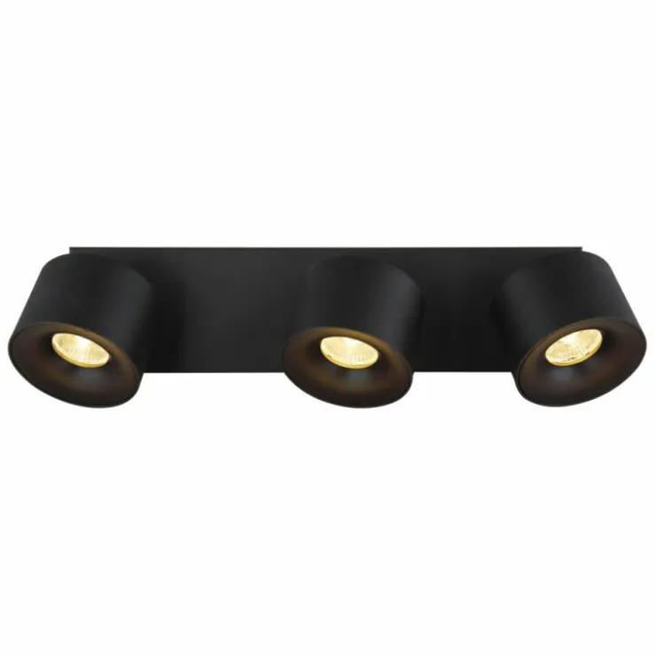 Luminaires Globo Lighting Éclairage Led|Rae Plafonnier LED Noir, 3 lumières
