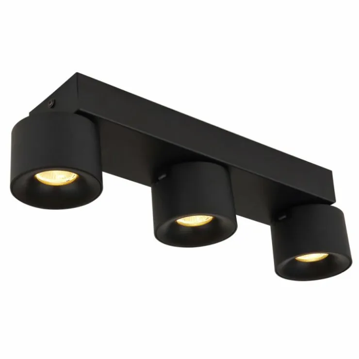 Luminaires Globo Lighting Éclairage Led|Rae Plafonnier LED Noir, 3 lumières