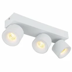 Luminaires Globo Lighting Éclairage Led|Rae Plafonnier LED Blanc, 3 lumières