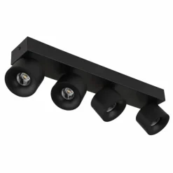 Luminaires Globo Lighting Éclairage Led|Rae Plafonnier LED Noir, 4 lumières