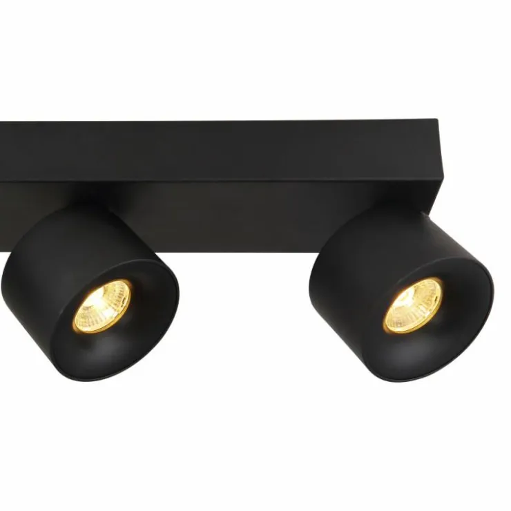 Luminaires Globo Lighting Éclairage Led|Rae Plafonnier LED Noir, 4 lumières