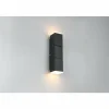 Luminaires Trio Éclairage Led|Raglan Applique murale LED Noir, 2 lumières