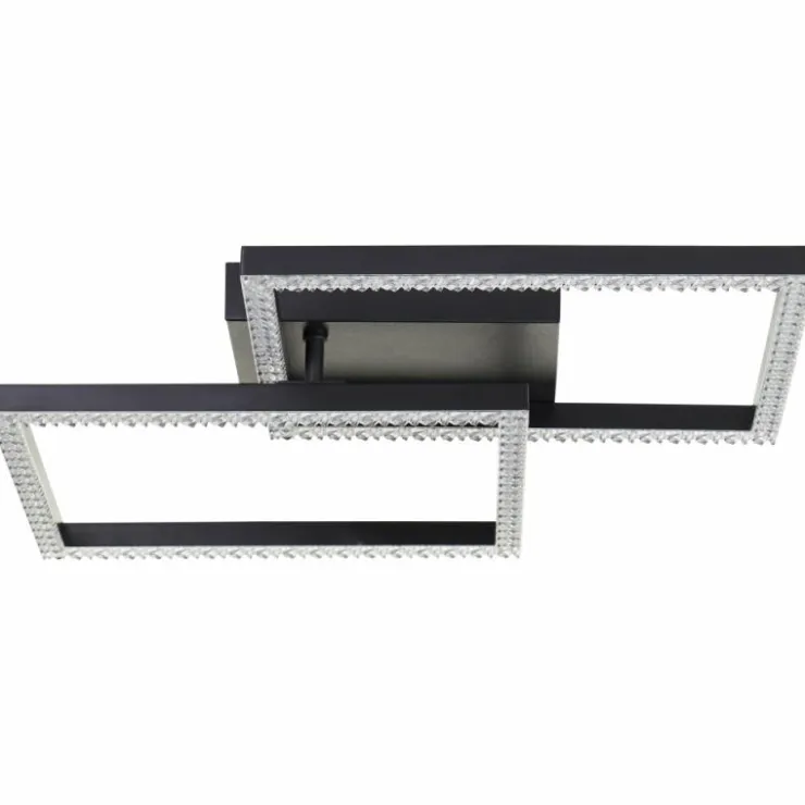 Luminaires Brilliant Éclairage Led|Ranni Plafonnier LED Noir, 1 lumière
