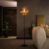 hofstein Lampadaires Et Lampes Sur Pied|Reimonde Lampadaire Brun, Noir, 1 lumière