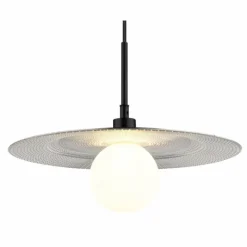 Luminaires Globo Lighting Suspensions|Riga Suspension Noir, 1 lumière