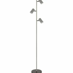 Luminaires Globo Lighting Lampadaires Et Lampes Sur Pied|Robby Lampadaire Chrome, Noir, 3 lumières