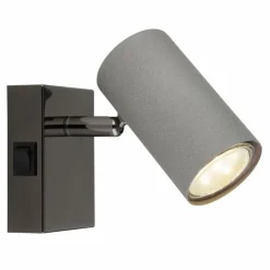 Luminaires Globo Lighting Spots Et Projecteurs|Robby Plafonnier, Spot de plafond, Applique murale, Spot mural Chrome, Noir, 1 lumière
