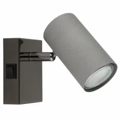 Luminaires Globo Lighting Spots Et Projecteurs|Robby Plafonnier, Spot de plafond, Applique murale, Spot mural Chrome, Noir, 1 lumière