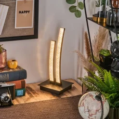 hofstein Lampes À Poser|Rowan Lampe à poser LED Noir, 1 lumière