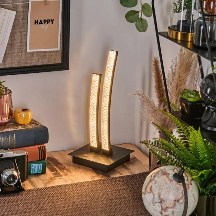 hofstein Lampes À Poser|Rowan Lampe à poser LED Noir, 1 lumière