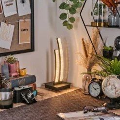 hofstein Lampes À Poser|Rowan Lampe à poser LED Noir, 1 lumière
