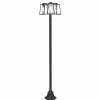 Réverbère Lutec FIA Noir, 3 lumières