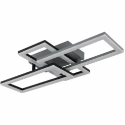 Luminaires Globo Lighting Éclairage Led|Sapena Plafonnier LED Gris, Noir, 1 lumière