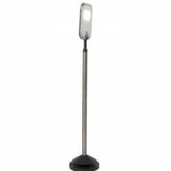 Set de 2 lampe + 1 panneau solaire Lutec MINIS LED Chrome, Noir, 3 lumières