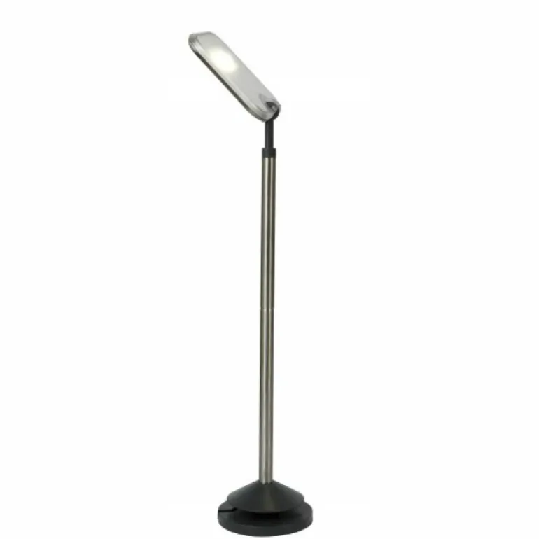 Set de 2 lampe + 1 panneau solaire Lutec MINIS LED Chrome, Noir, 3 lumières