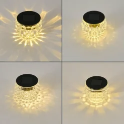 Set de lampes solaires Benson LED Noir, 1 lumière
