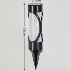 Set de lampes solaires Lakeland LED Noir, 1 lumière