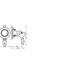 Luminaires Ledvance Luminaires Encastrés|Set Spot encastrable au plafond LED Blanc, 5 lumières
