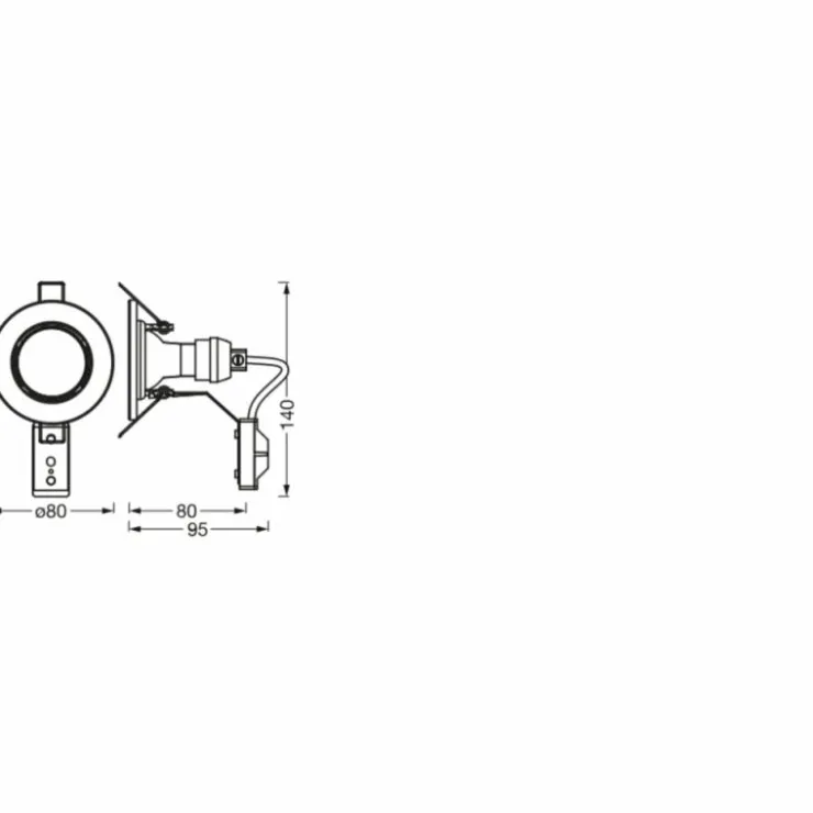 Luminaires Ledvance Luminaires Encastrés|Set Spot encastrable au plafond LED Blanc, 5 lumières