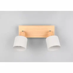 Luminaires Trio Spots Et Projecteurs|Shanti Spot de plafond Gris, 2 lumières