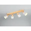 Luminaires Trio Spots Et Projecteurs|Shanti Spot de plafond Gris, 4 lumières