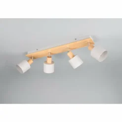 Luminaires Trio Spots Et Projecteurs|Shanti Spot de plafond Gris, 4 lumières