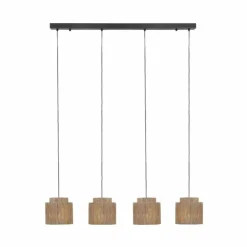 Luminaires Trio Suspensions|SMILLA Suspension Noir, 4 lumières