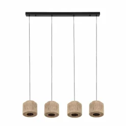 Luminaires Trio Suspensions|SMILLA Suspension Noir, 4 lumières