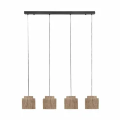 Luminaires Trio Suspensions|SMILLA Suspension Noir, 4 lumières