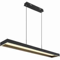 Luminaires Globo Lighting Éclairage Led|Sola Suspension LED Noir, 1 lumière, Télécommandes