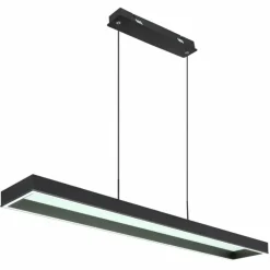 Luminaires Globo Lighting Éclairage Led|Sola Suspension LED Noir, 1 lumière, Télécommandes
